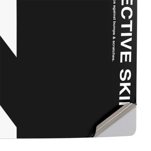 Black and White Stripes PS5 Slim Disk Console Skin