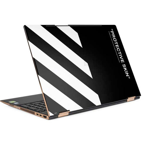 Black and White Stripes HP Spectre Skin