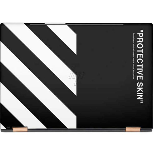 Black and White Stripes HP Spectre Skin