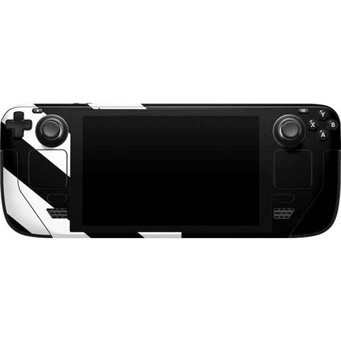 Black and White Stripes Steam Deck Handheld Gaming Computer Skin