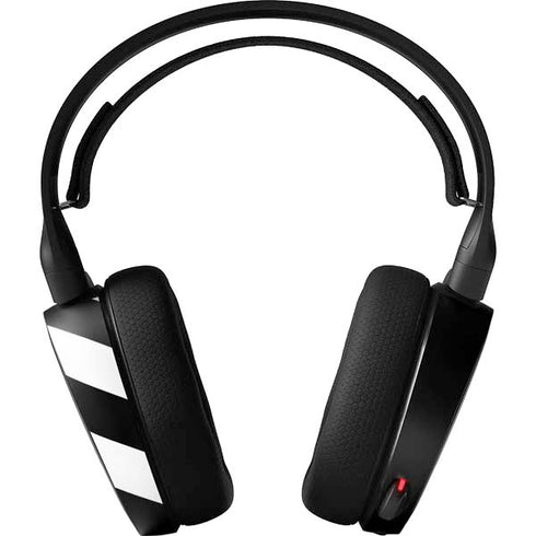 Black and White Stripes SteelSeries Arctis 5 Skin