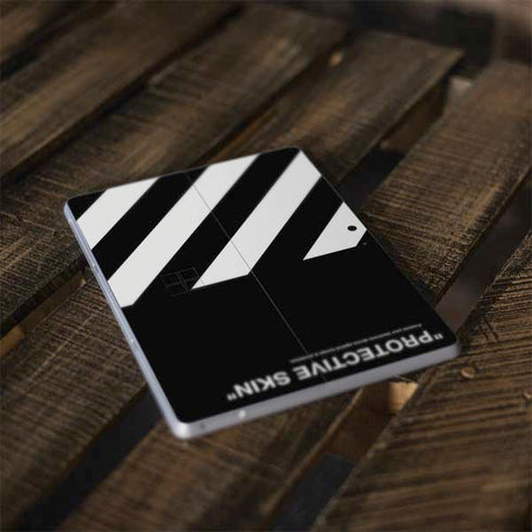 Black and White Stripes Surface Go Skin
