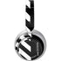 Black and White Stripes Surface Headphones Skin