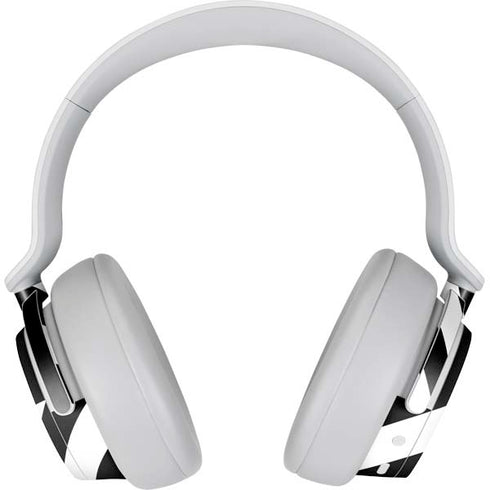 Black and White Stripes Surface Headphones Skin