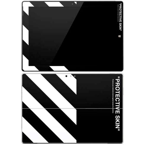 Black and White Stripes Surface Pro 3 Skin
