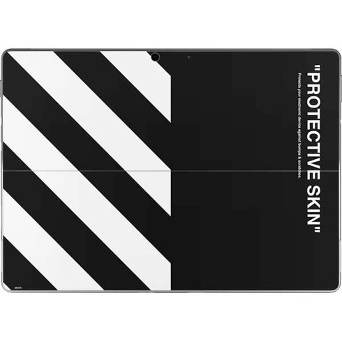 Black and White Stripes Surface Pro 8 Skin