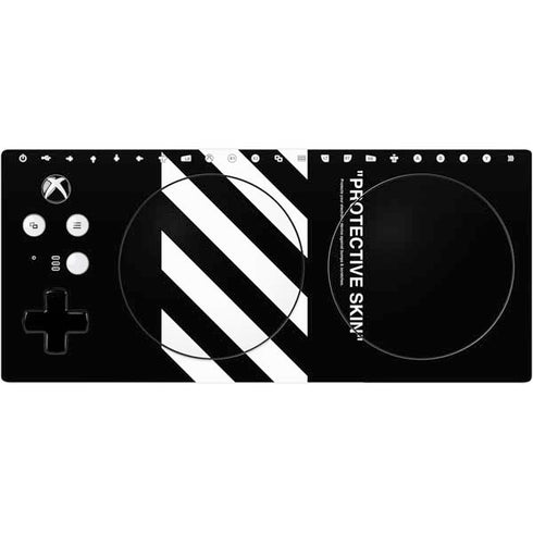 Black and White Stripes Xbox Adaptive Controller Skin