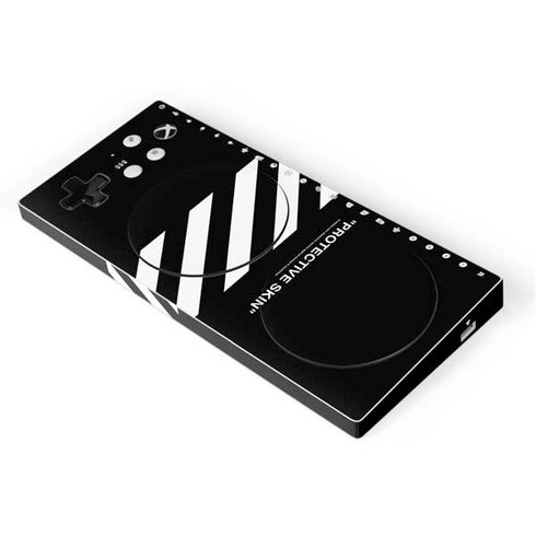 Black and White Stripes Xbox Adaptive Controller Skin