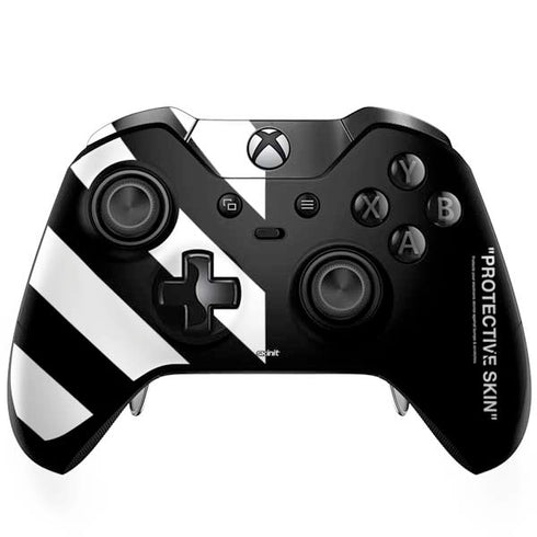 Black and White Stripes Xbox One Elite Controller Skin