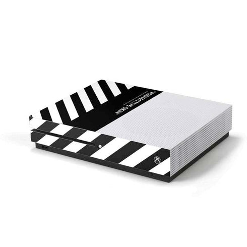 Black and White Stripes Xbox One S Console Skin