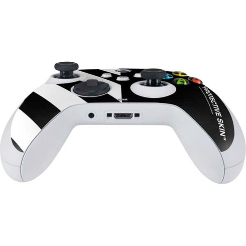 Black and White Stripes Xbox Series S Controller Skin