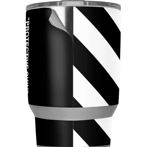 Black and White Stripes Yeti 20oz Tumbler Skin