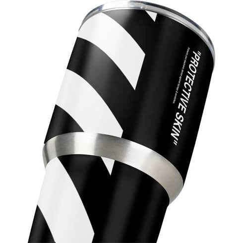 Black and White Stripes Yeti 30oz Rambler Tumbler Skin