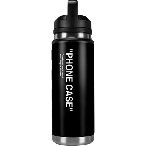 Black and White Stripes YETI Rambler 26oz Bottle Skin