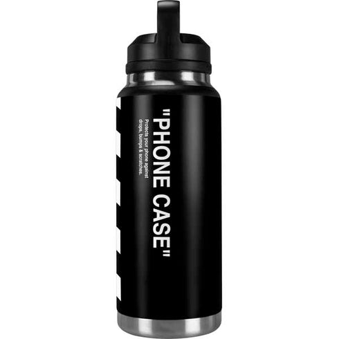 Black and White Stripes YETI Rambler 36oz Bottle Skin