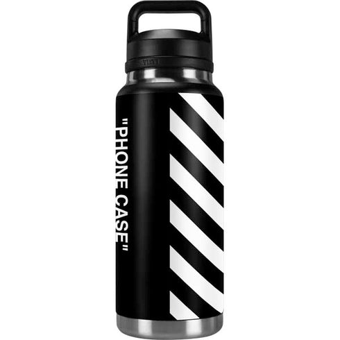 Black and White Stripes YETI Rambler 36oz Bottle Skin