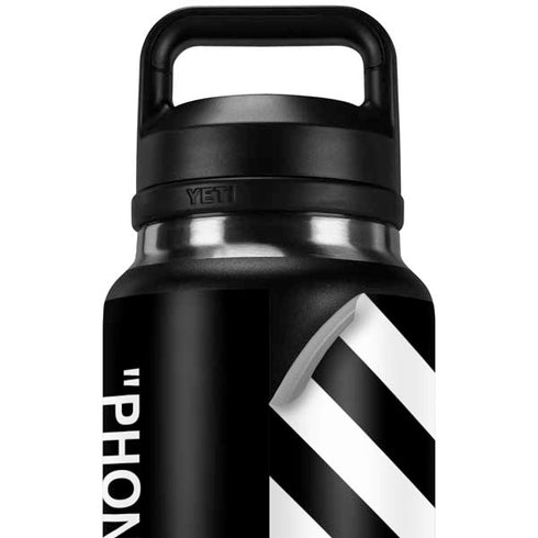 Black and White Stripes YETI Rambler 36oz Bottle Skin