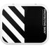 Black and White Stripes YETI Roadie 24 Hard Cooler Skin