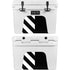 Black and White Stripes YETI Tundra 35 Hard Cooler Skin