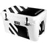 Black and White Stripes YETI Tundra 45 Hard Cooler Skin