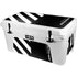 Black and White Stripes YETI Tundra 65 Hard Cooler Skin