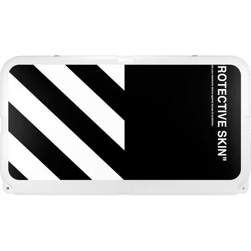 Black and White Stripes YETI Tundra 75 Hard Cooler Skin
