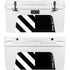 Black and White Stripes YETI Tundra 75 Hard Cooler Skin