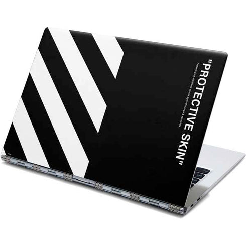 Black and White Stripes Yoga 910 2-in-1 14in Touch-Screen Skin