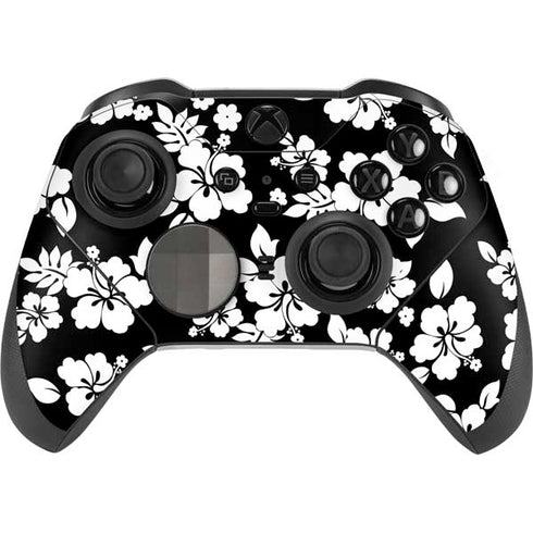 Black and White Xbox Elite Wireless Controller Series 2 Skin