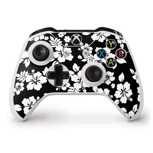 Black and White Xbox One S Controller Skin