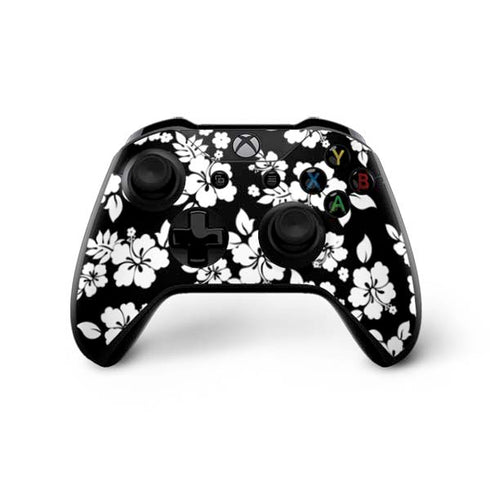 Black and White Xbox One X Controller Skin