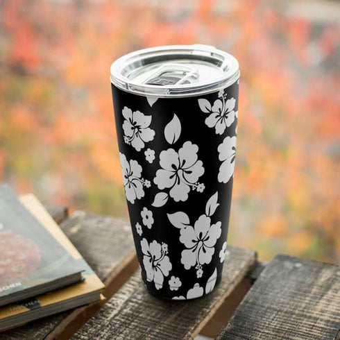 Black and White Yeti 20oz Tumbler Skin