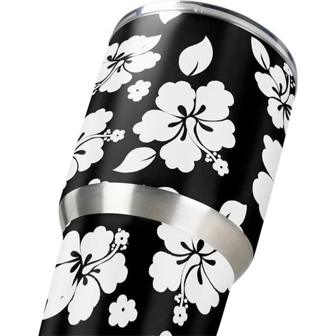 Black and White Yeti 30oz Rambler Tumbler Skin