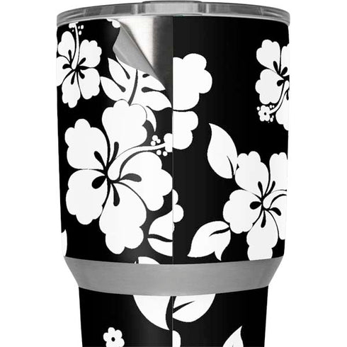 Black and White Yeti 30oz Rambler Tumbler Skin