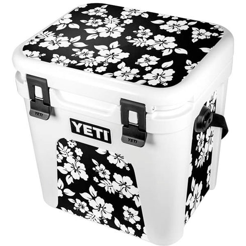 Black and White YETI Roadie 24 Hard Cooler Skin