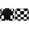 Black and White Zoomed Checkerboard Nintendo 2DS Skin