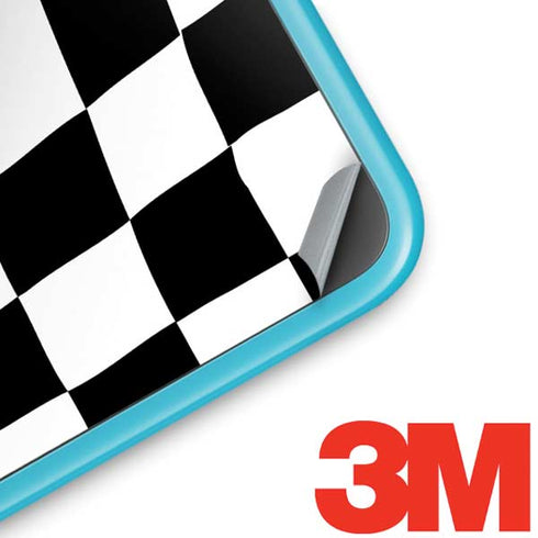 Black and White Zoomed Checkerboard Nintendo 2DS XL (2017) Skin