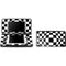 Black and White Zoomed Checkerboard 3DS (2011) Skin