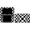 Black and White Zoomed Checkerboard 3DS XL 2015 Skin