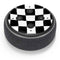Black and White Zoomed Checkerboard Amazon Echo Dot Skin