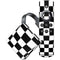 Black and White Zoomed Checkerboard Amazon Fire TV Skin