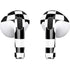 Black and White Zoomed Checkerboard Apple AirPods (3rd Gen 2021) Skin