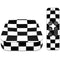 Black and White Zoomed Checkerboard Apple TV Skin