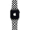Black and White Zoomed Checkerboard Apple Watch Band 42-44mm