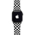 Black and White Zoomed Checkerboard Apple Watch Band 42-44mm