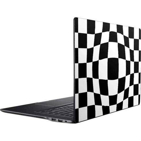 Black and White Zoomed Checkerboard Ativ Book 9 (15.6in 2014) Skin