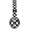 Black and White Zoomed Checkerboard Beats Solo 2 Wired Skin