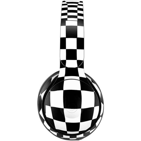 Black and White Zoomed Checkerboard Beats Solo Pro Skin