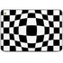 Black and White Zoomed Checkerboard HP Chromebook Skin