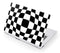 Black and White Zoomed Checkerboard Acer Chromebook Skin